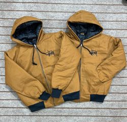 Stussy Active Reworked Style Tan Jacken