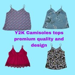 Y2k camisoles women