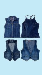 Y2k Denim gilet