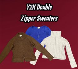 Pulls à double zip Y2K - (17/12)