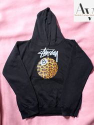 Hoodies Stussy rework style tiger 8ball