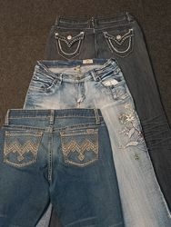 ベルボトムジーンズ