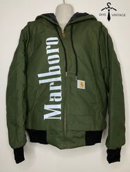 Jaqueta Marlboro estilo rework Carhartt
