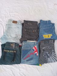 Hip hop baggy jeans men