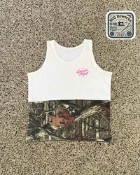 Débardeur à panneaux contrastés upcyclés