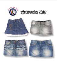 Y2K Jeansrock