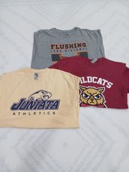 T-shirts imprimés universitaires non marqués ZV120..