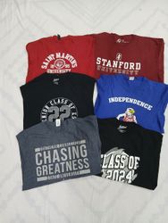 T-shirts imprimés universitaires non marqués ZV120..