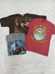 Camisas de Algodão Impressas "ZV1241 Movie & Show