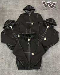 Giacche attive Carhartt rielaborate in stile nero ..