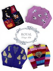 Vintage / Y2K Verspieltes Strickwaren-Bündel