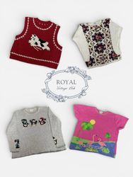 Vintage / Y2K Kunst Strick Kollektion