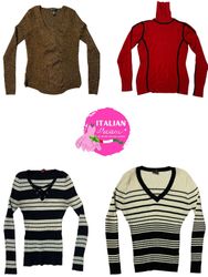 y2k einzigartiger taillierter Pullover