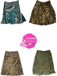 y2k maxi lenght poly skirts