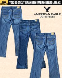 Y2K Flared Branded Jeans Inc American Eagle