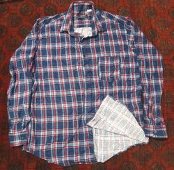 flannel print shirt P10