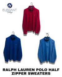 Ralph Lauren Polo Half Zipper Sweaters - EVM0581