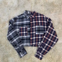 Upcycle Crops Top Half & Half