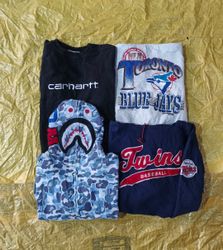 A bathing ape, mix sweatshirts