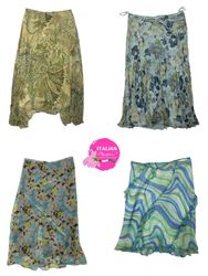 Y2K fairy core poly skirt