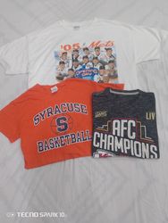Conjunto de Camisetas de Estampas Esportivas ZV125..