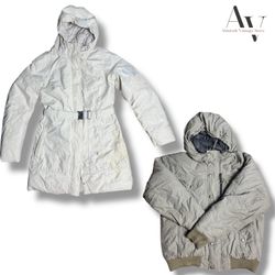 Les doudounes The North Face.