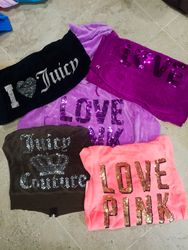 Mélangez les hoodies et les sweatpants Juicy et Pi..