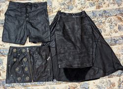 Gonne in pelle da donna