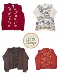 Vintage Floral Knit Pullover – Soft Cozy Cottageco..