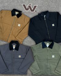 Carhartt reworked style mix colour Detroit jackets..