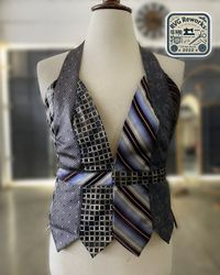 Upcycled Tie Tank Top