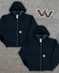 Carhartt reworked style black Detroit jackets #202..