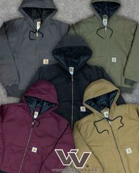 Carhartt umgestalteter Stil Mischfarben Kapuzenjac..