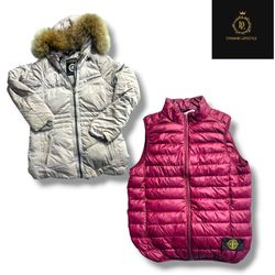 Stone island,tnf,napapijri, emporia and Nike jacke..