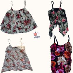 Y2K Pastel Fairycore Floral Cami Tops | Soft Girl ..