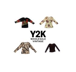 Tops en maille à manches longues Y2K Europe (YWV62..