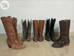 06 - Vintage Western Style Cowboy Boots