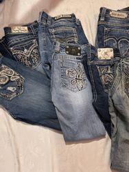 Miss Me Rockrevival Bootcut Jeans