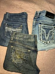 Short en denim Y2K BN025