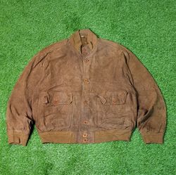 Suede Bomber Jackets