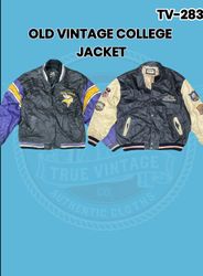 古いヴィンテージカレッジジャケット Tv-283