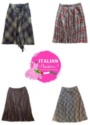 Jupes en laine Y2K Grunge Core