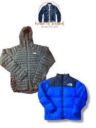 The borth face jackets and carhatt hooded