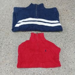 Polo maglione 1/4 Zip