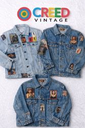 CR5692 Upcycled Music Patch Jackets