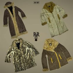 Y2K The Vintage Vibe Afghan Coats (AA-587)