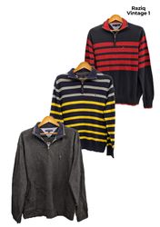 💥 RV1434 Tommy Hilfiger 1/4 Zip Strickwaren