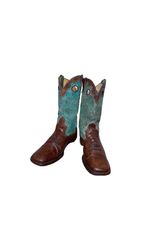 MV347# Botas de vaquero vintage de buena calidad