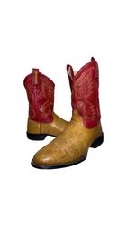 MV372# Botas de vaquero vintage de excelente calid..