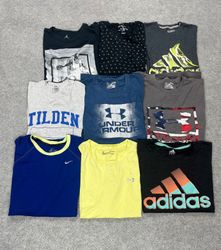 Pacote de Camisetas de Marca – 25 Peças – Classe A..